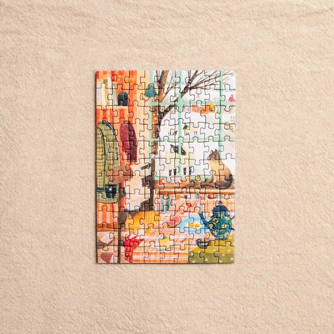 Mini puzzle Hiver Douillet 99 pièces - Trevell