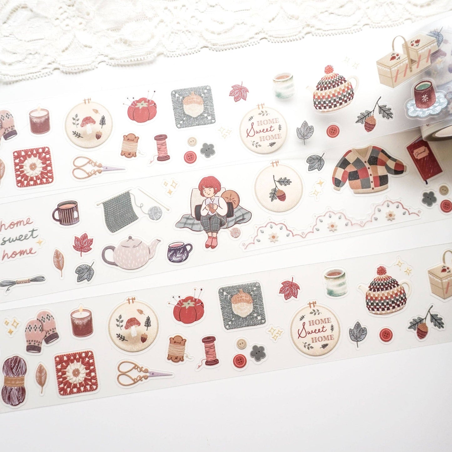 Ruban PET prédécoupé Douceurs d’automne Note & Wish