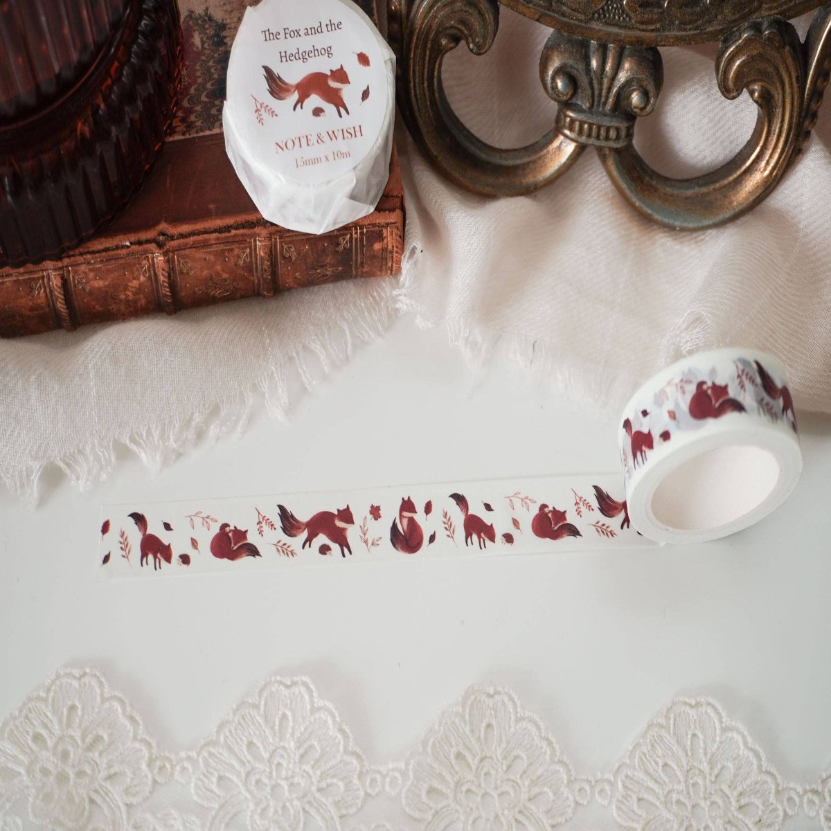 Note & Wish - Masking Tape Renards et Hérissons
