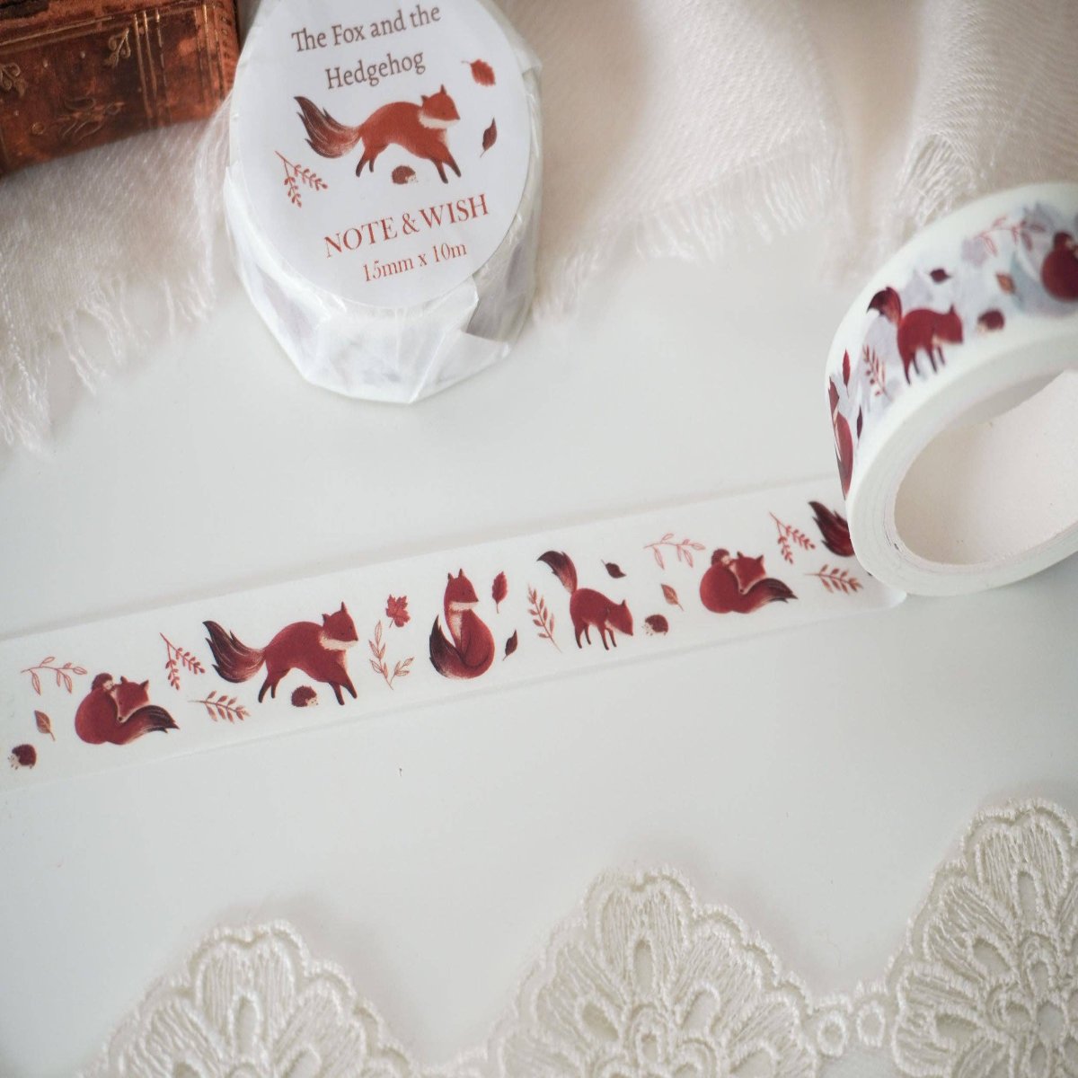 Note & Wish - Masking Tape Renards et Hérissons