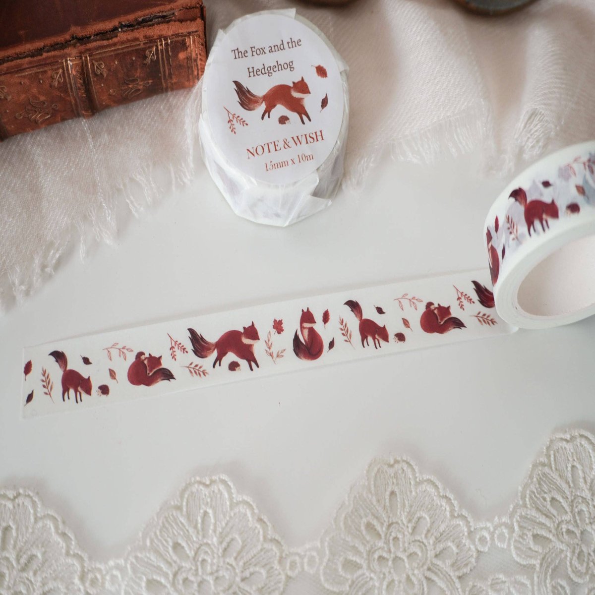 Note & Wish - Masking Tape Renards et Hérissons