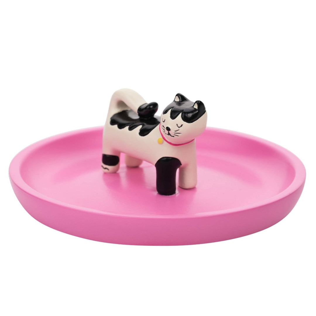 Vide-Poches Rose avec Chat - Raspberry Blossom
