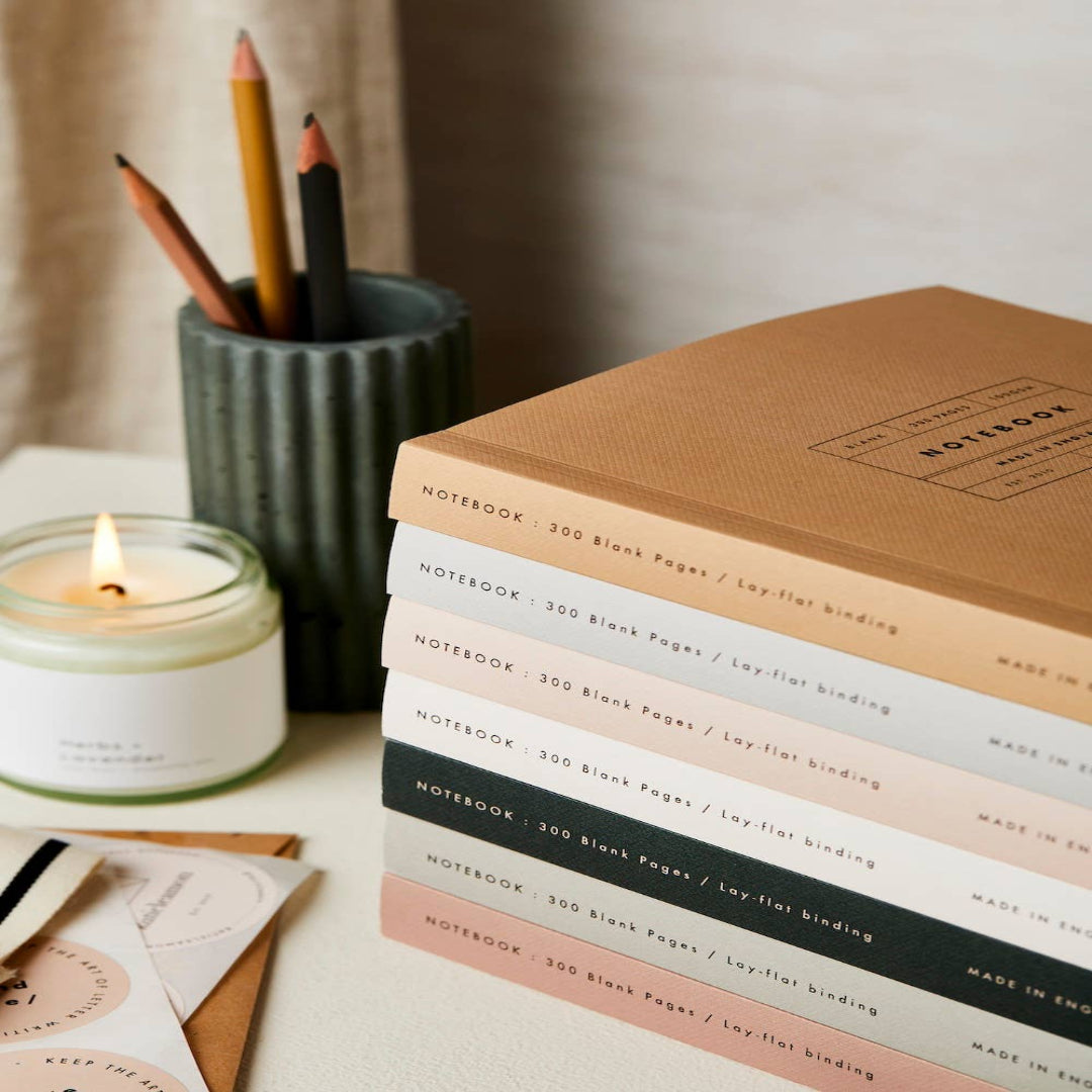 Carnet A5 Vert Sauge 300 Pages - Katie Leamon
