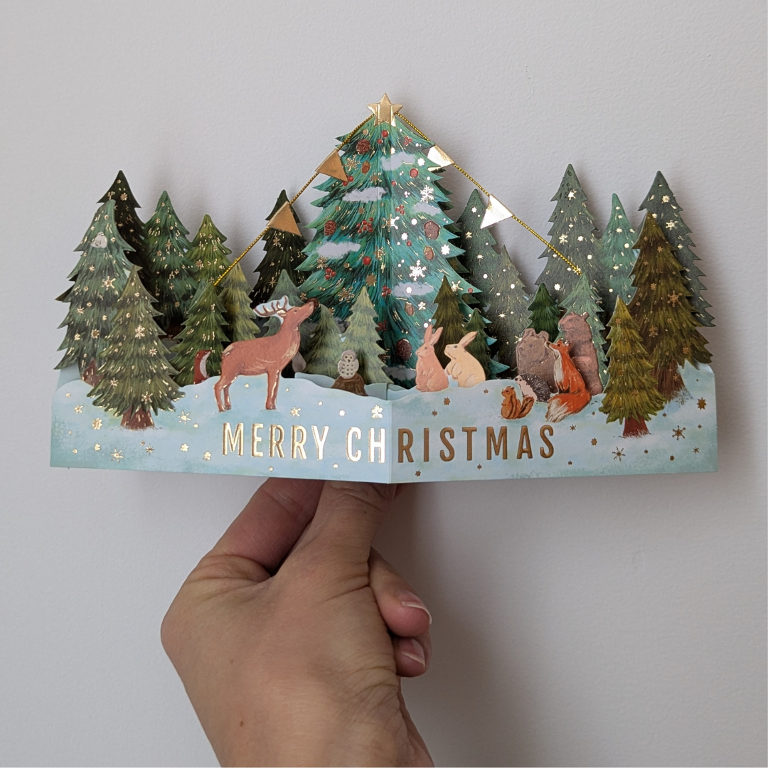 Carte Pop-Up Forêt Enchantée