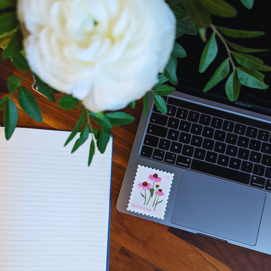 Autocollant Fleur d'Octobre