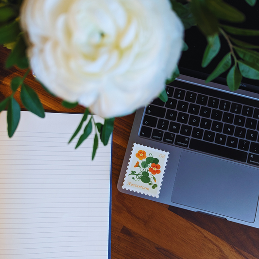 Autocollant Fleur d'Août