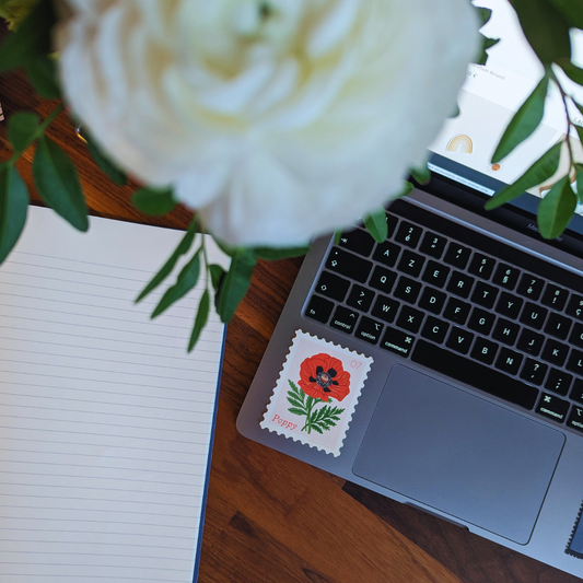 Autocollant Fleur de Juillet