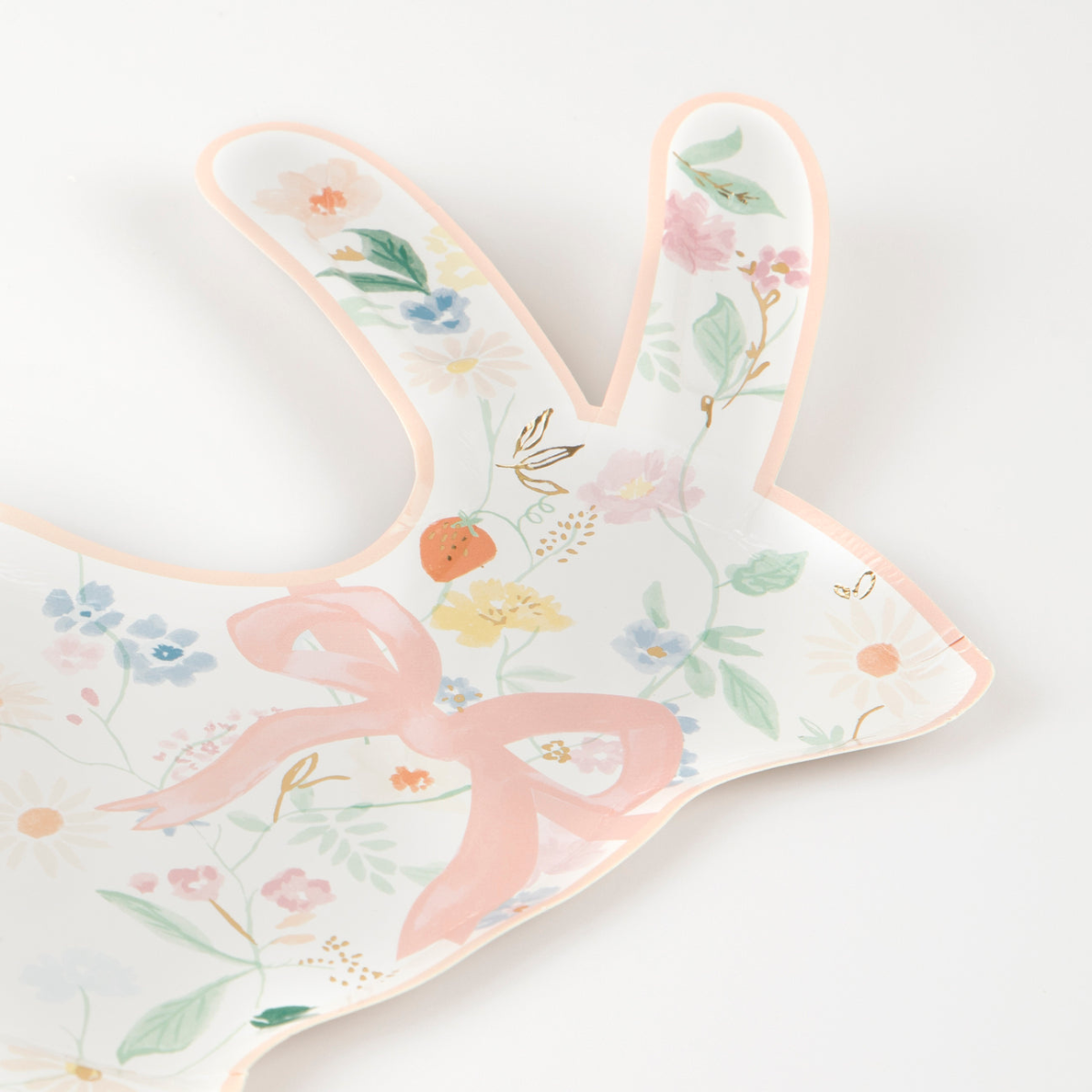 Assiettes Élégantes en Forme de Lapin (x 8)