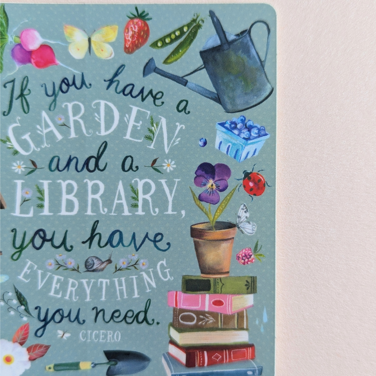 Autocollant Katie Daisy Garden & Library