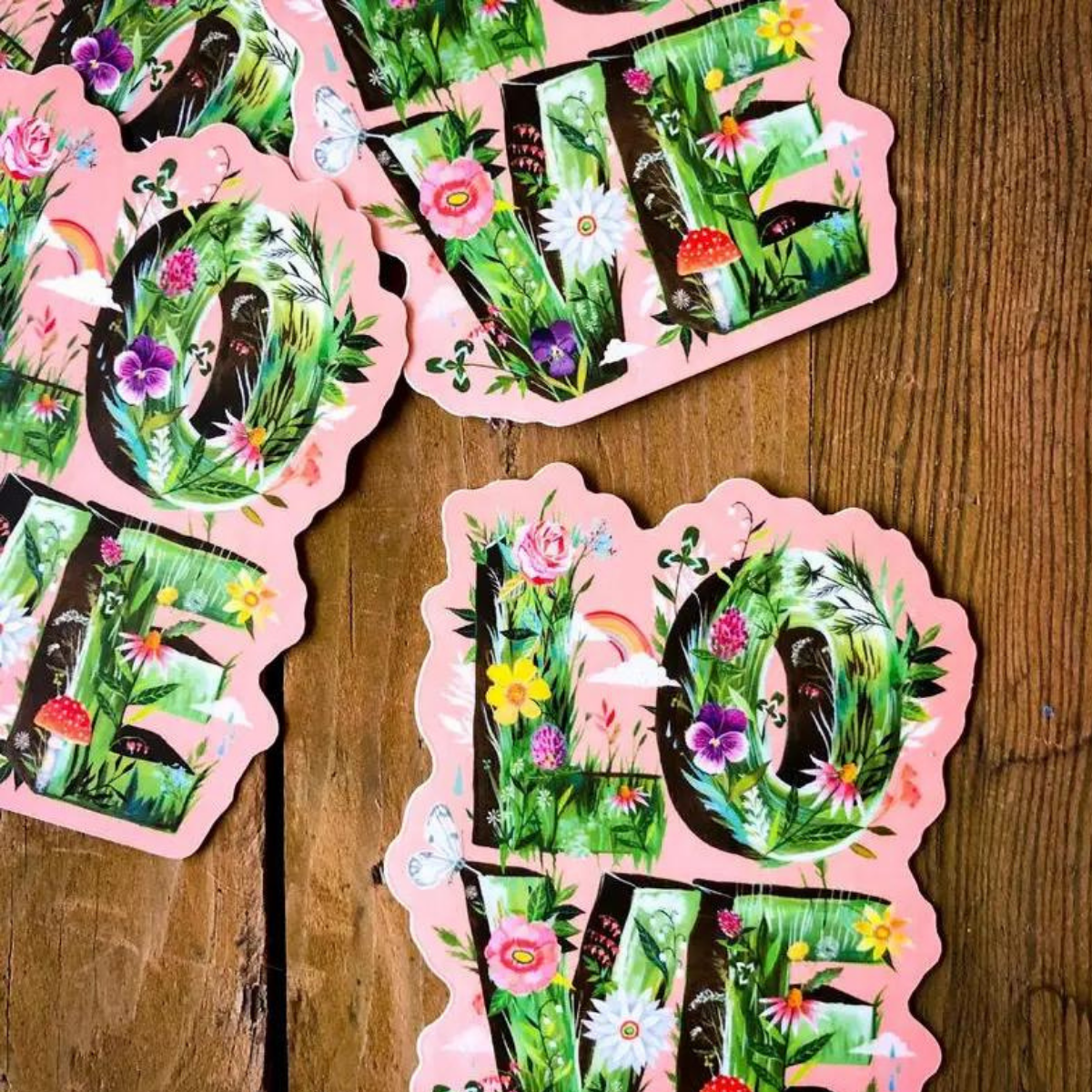 Katie Daisy Autocollant Love