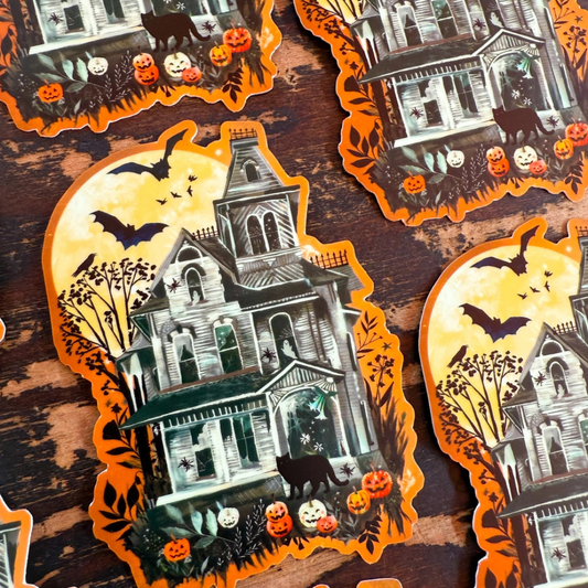 Autocollant Maison Hantée - Katie Daisy