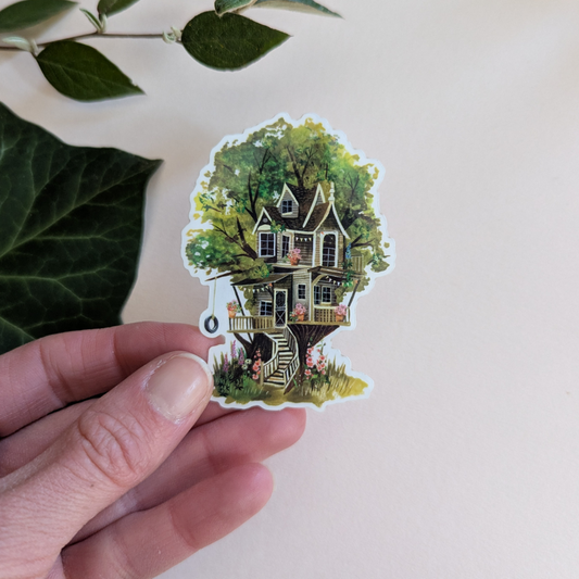 Katie Daisy Autocollant Cabane dans l'Arbre