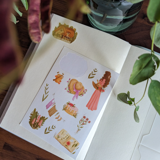 Inspirées par l'ambiance chaleureuse et accueillante des maisons de campagne, ces illustrations bucoliques rappellent la tranquillité de la vie à la campagne.