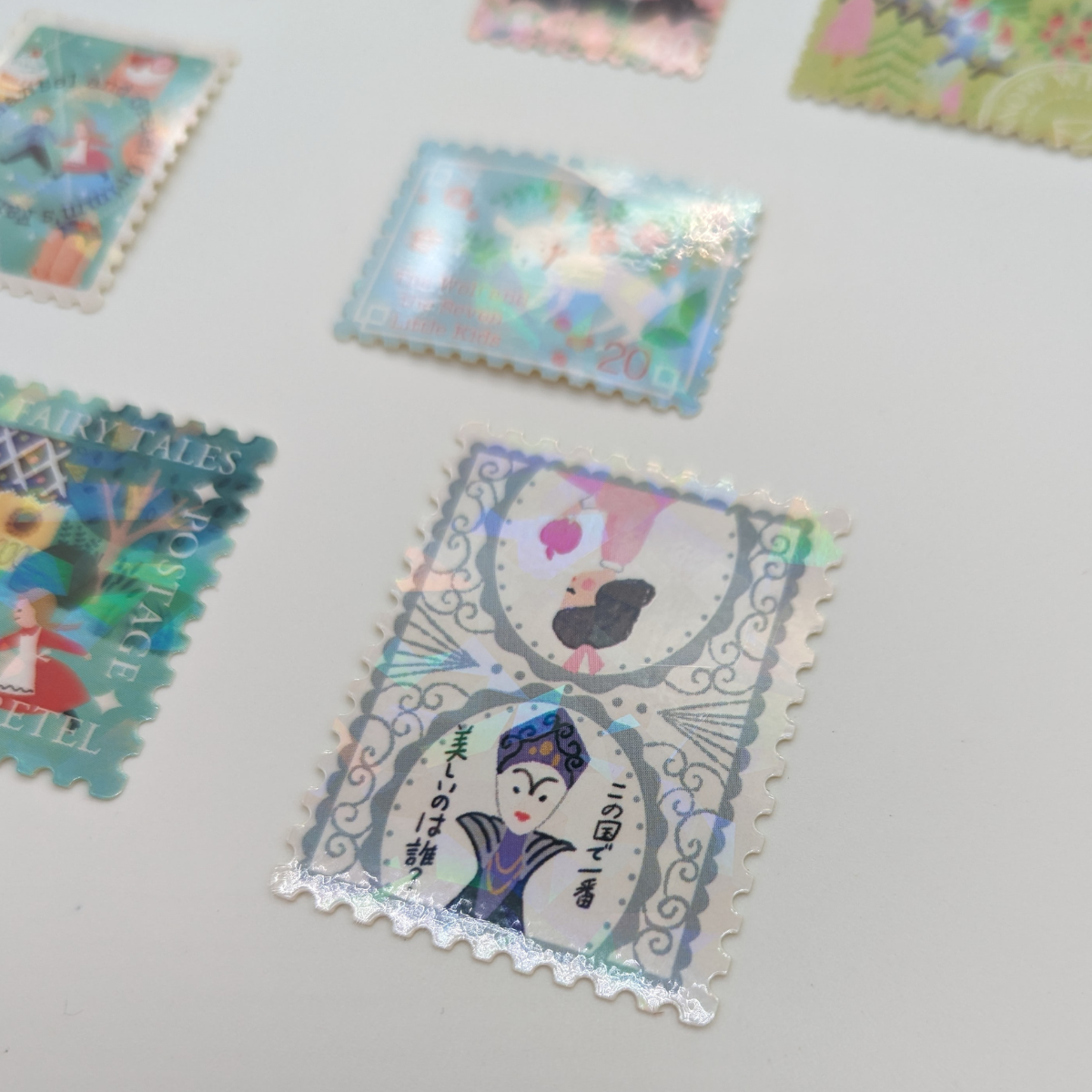 Boîte de Stickers Timbres-Poste Contes des Frères Grimm Tome I