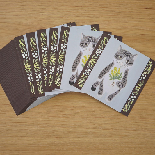 Ensemble de 50 feuilles Chat Mimosa 4legs