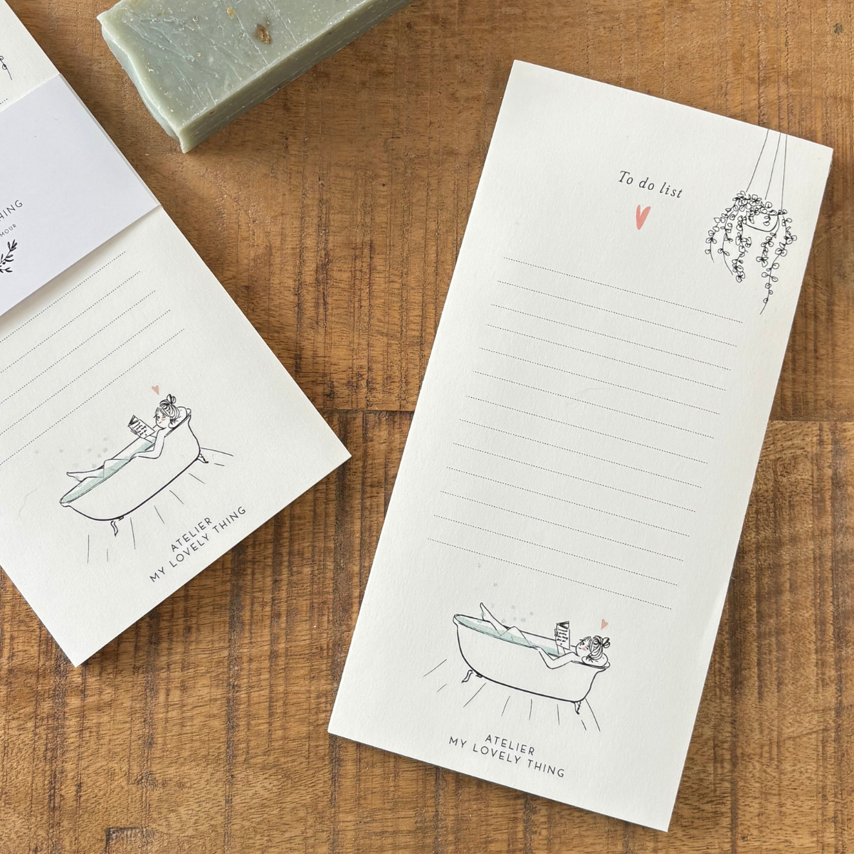 Bloc-Notes Rêveries en Baignoire