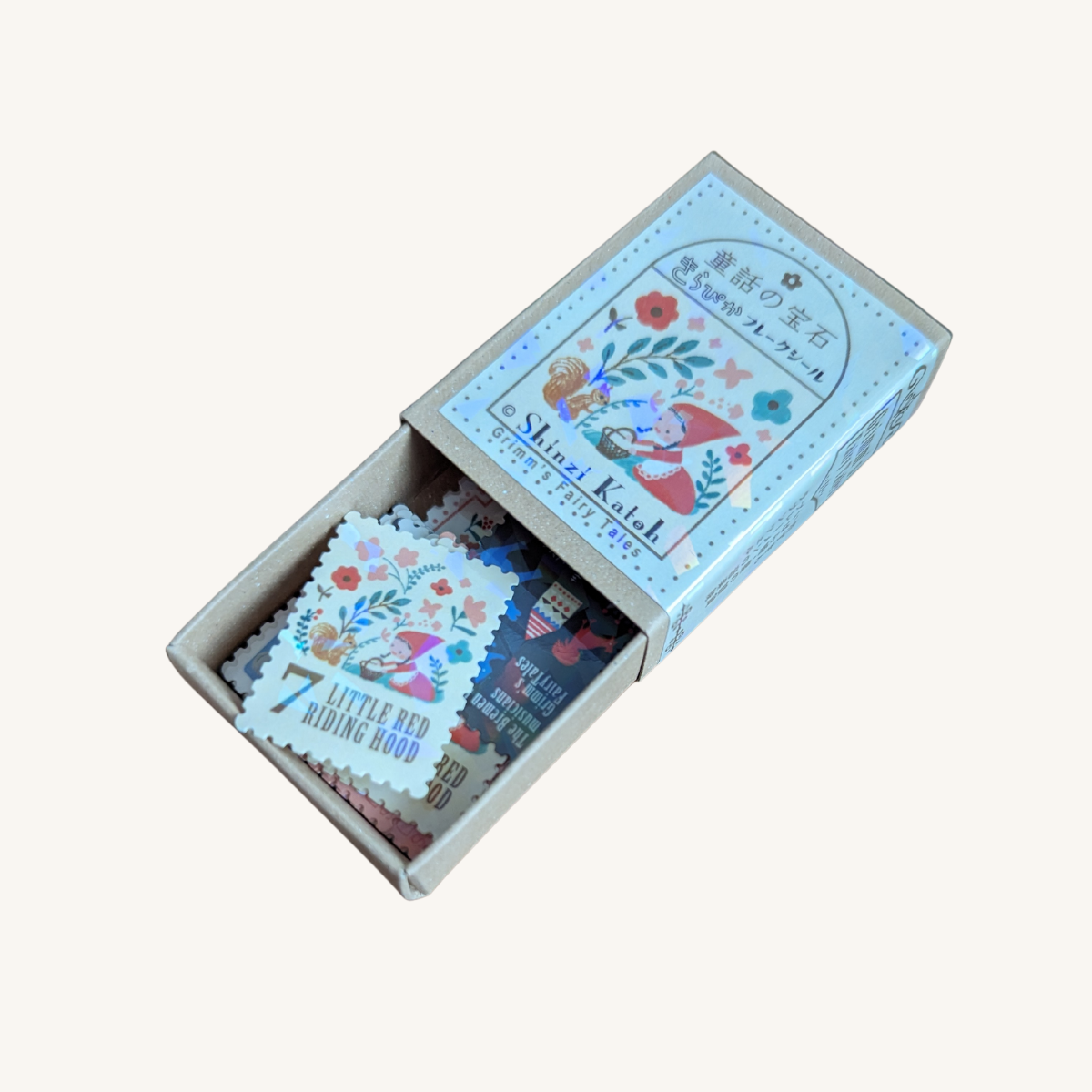 Boîte de Stickers Timbres-Poste Contes des Frères Grimm Tome II