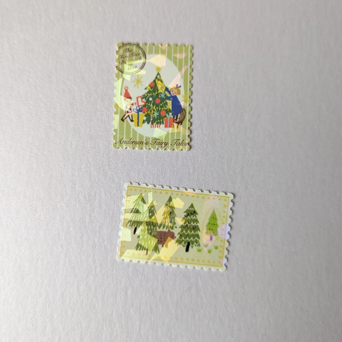 Boîte de Stickers Timbres-Poste Contes d'Andersen Tome II