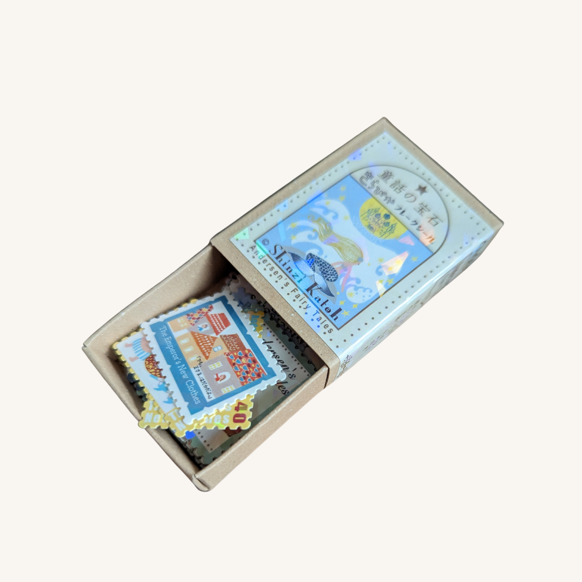 Boîte de Stickers Timbres-Poste Contes d'Andersen Tome II