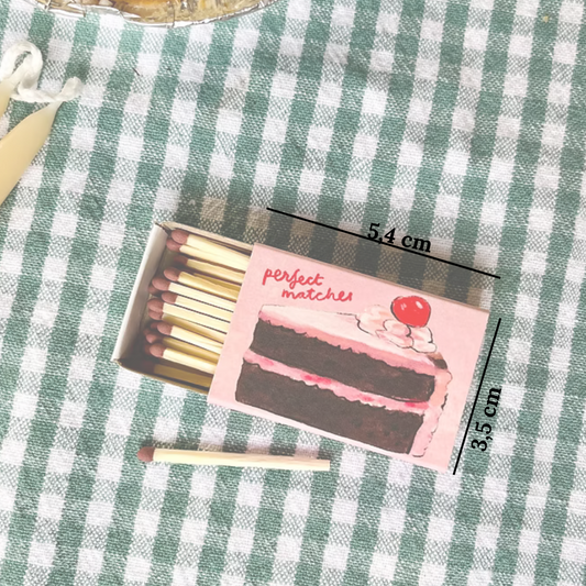 Petite Boîte d'Allumettes Gâteau à la cerise - Laura Skilbeck