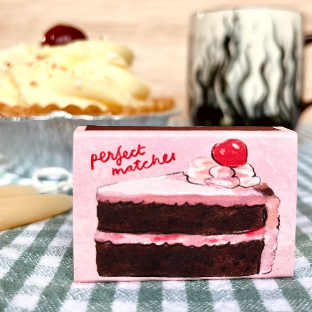 Petite Boîte d'Allumettes Gâteau à la cerise - Laura Skilbeck