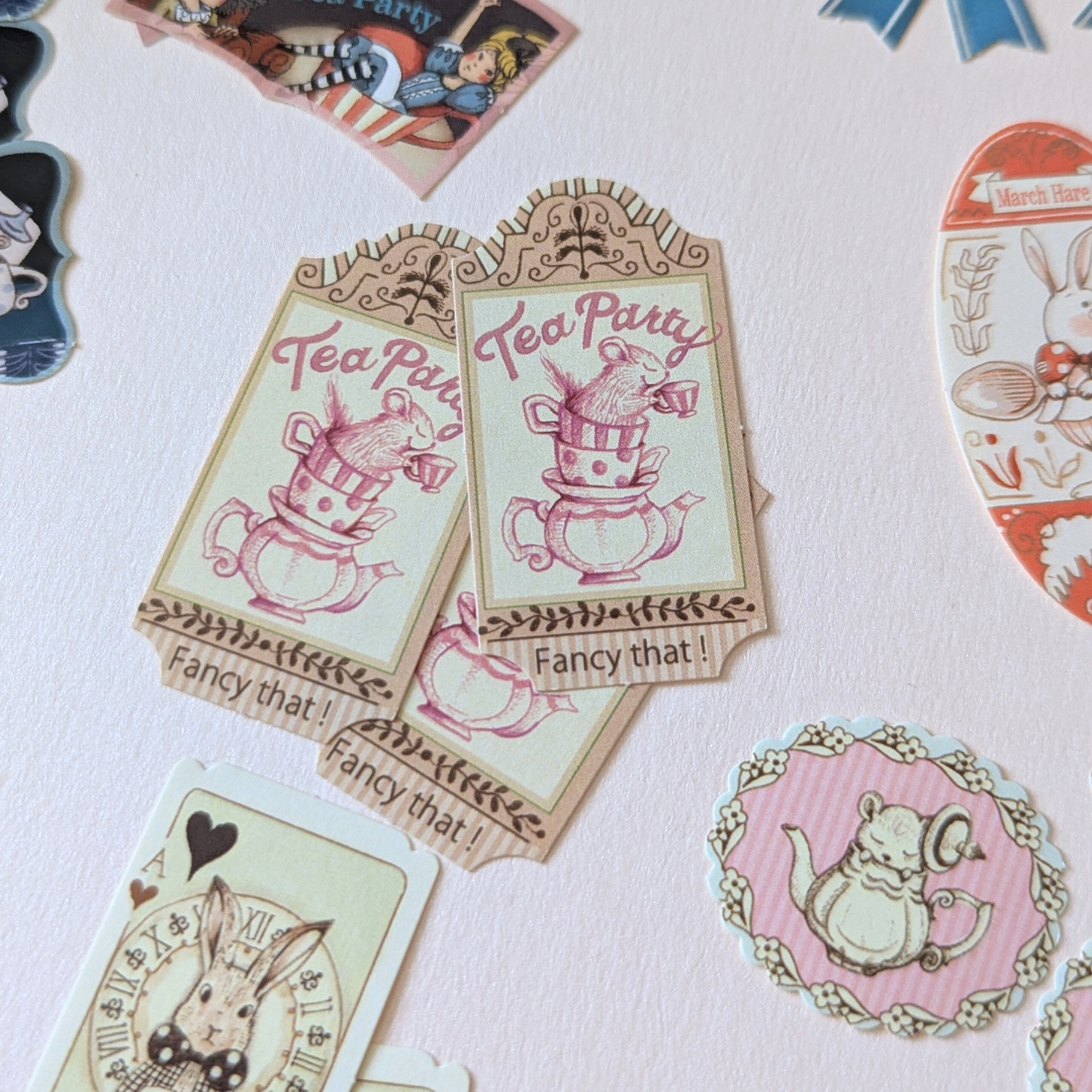 Shinzi Katoh – Alice au Pays des Merveilles Boîte de Stickers Chat du Cheshire