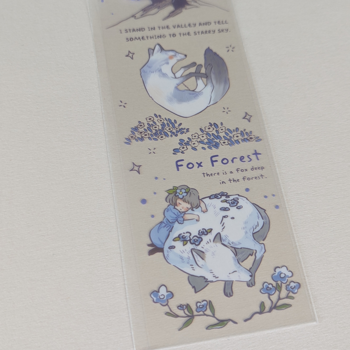 Boucle Masking Tape Forêt Bleue