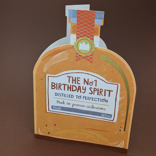 À l’intérieur de la carte vous pouvez écrire un message d'anniversaire.