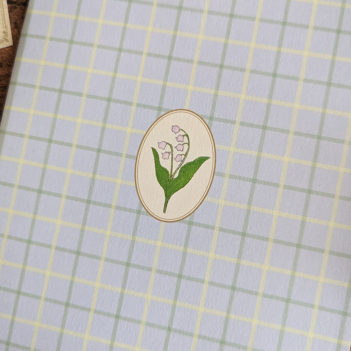 Cahier A5 Médaillon Muguet