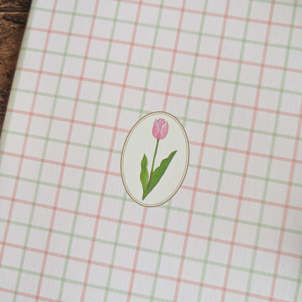 Cahier A5 Médaillon Tulipe