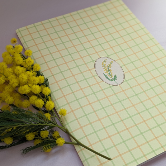 Cahier A5 Médaillon Mimosa