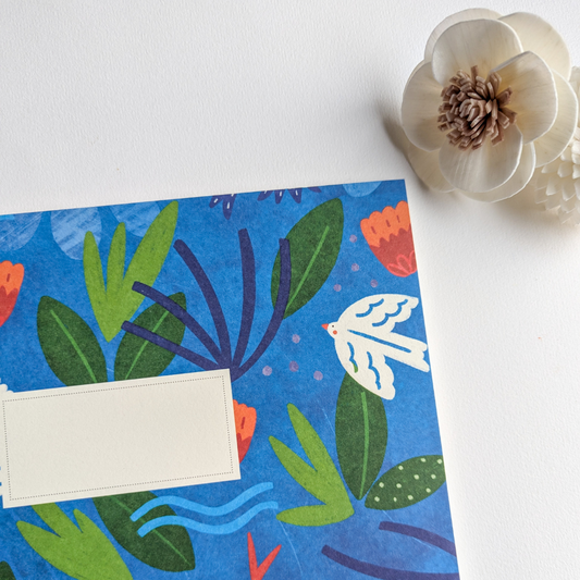 Pascale Éditions – Cahier A4 L'Échappée Bleue Pages Lignées & Blanches