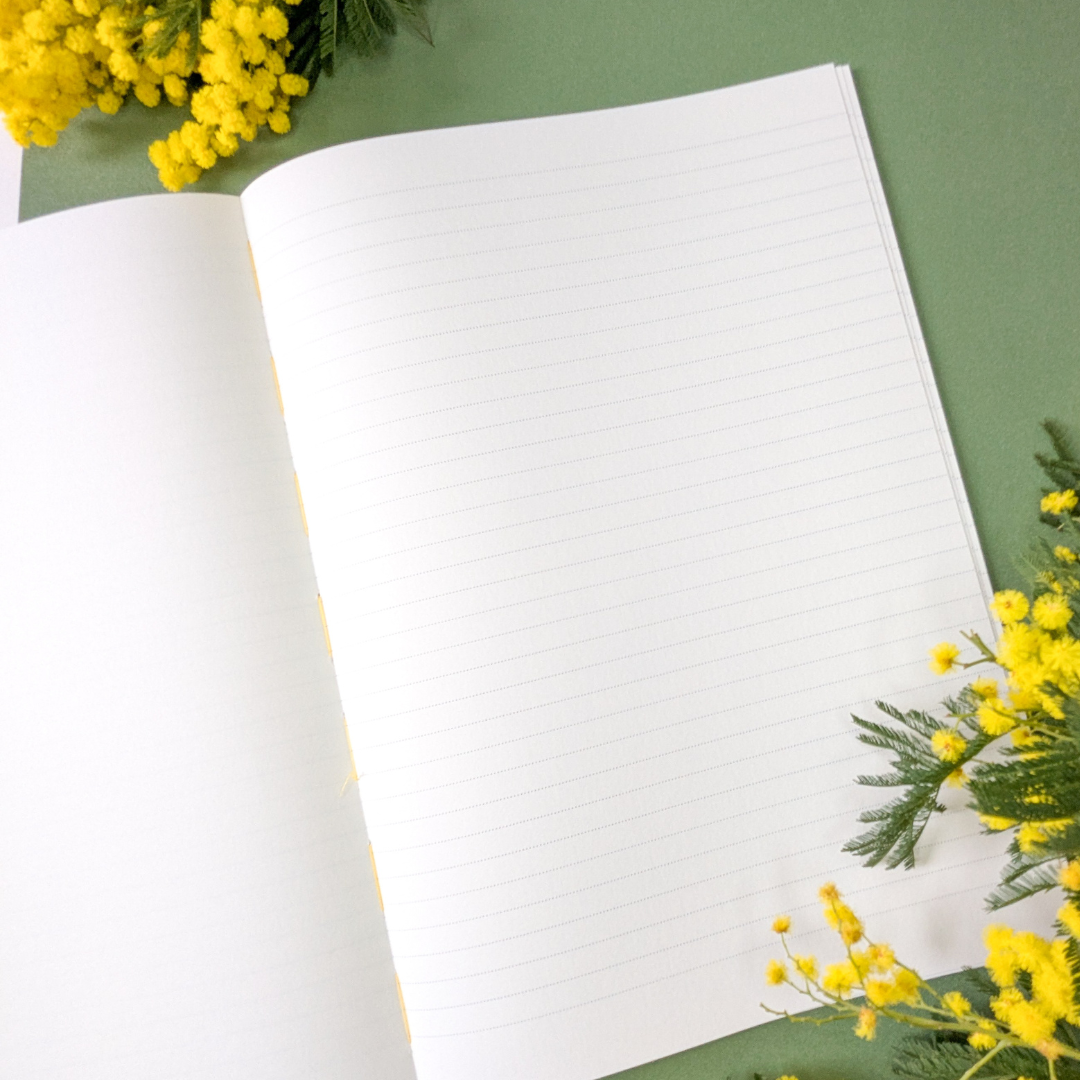 Pascale Éditions – Cahier A4 Frida – Pages Lignées & Blanches