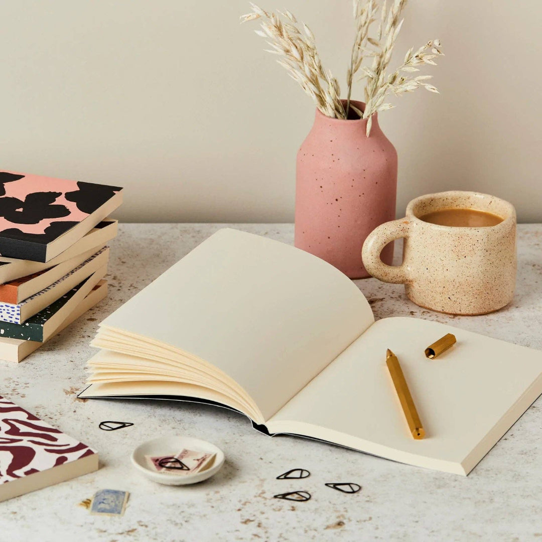 Cahier A5 Couverture Souple Pages Blanc Cassé - Ink & Bloom