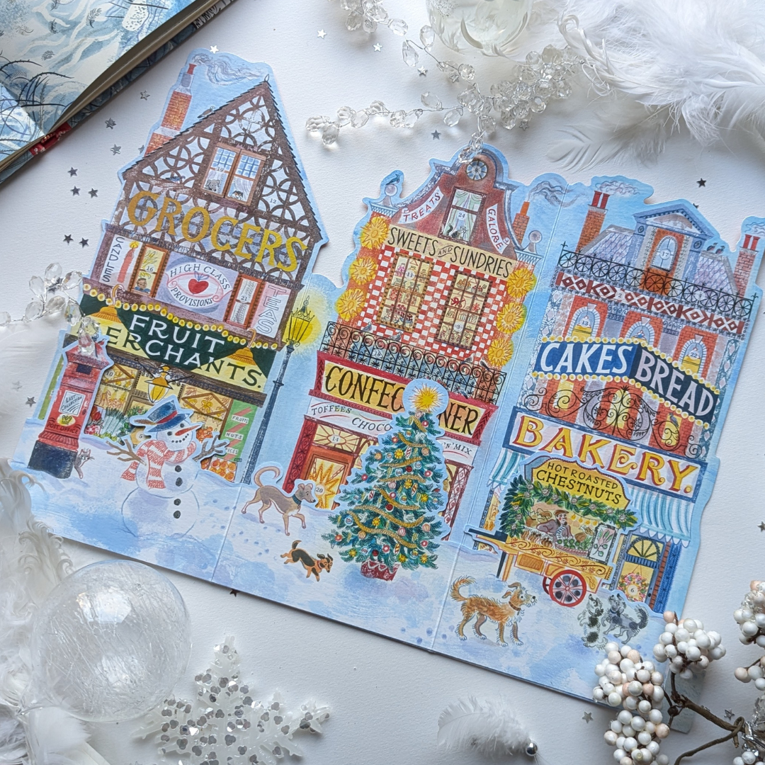 Calendrier de l'Avent Village de Noël par Emily Sutton