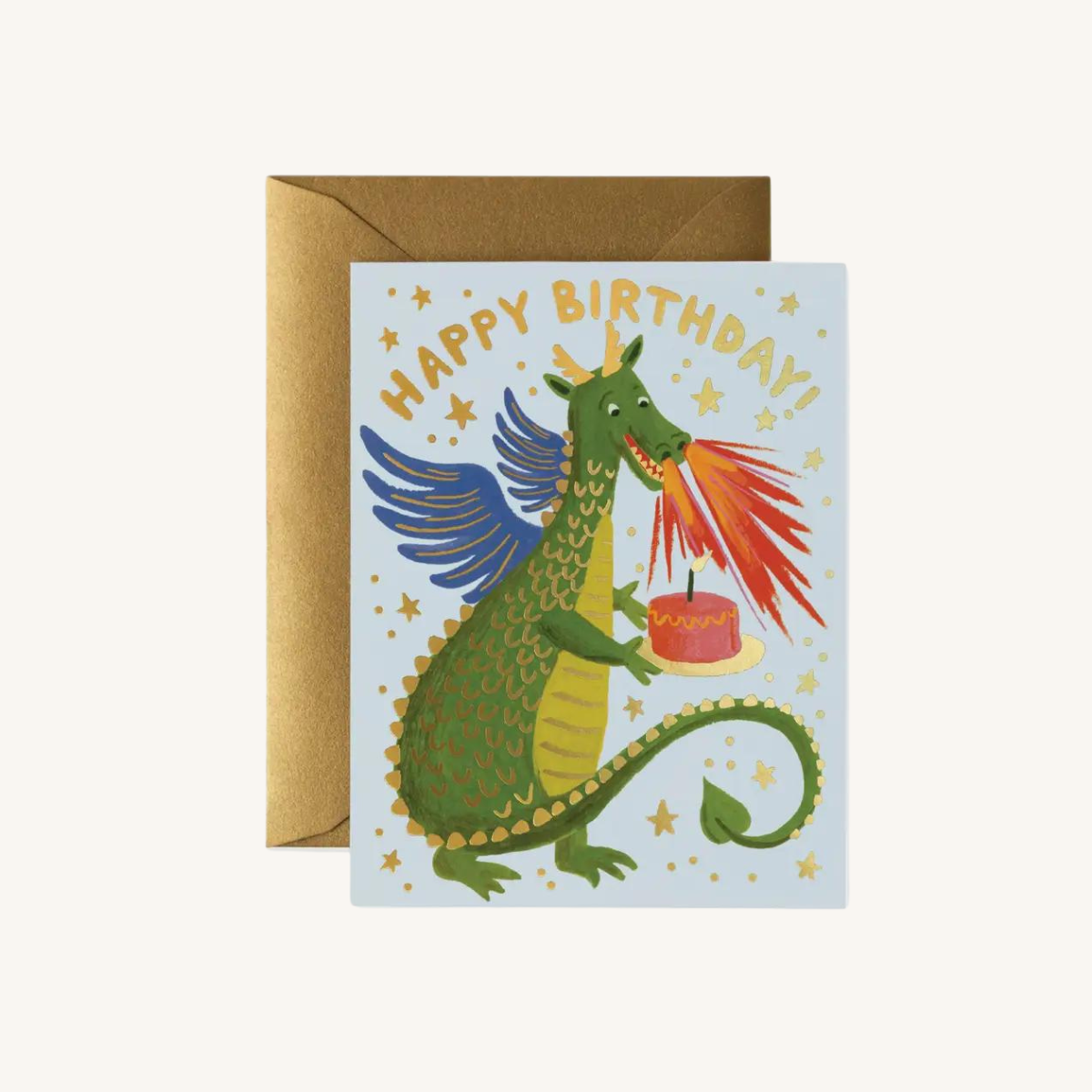 Carte Happy Birthday Dragon