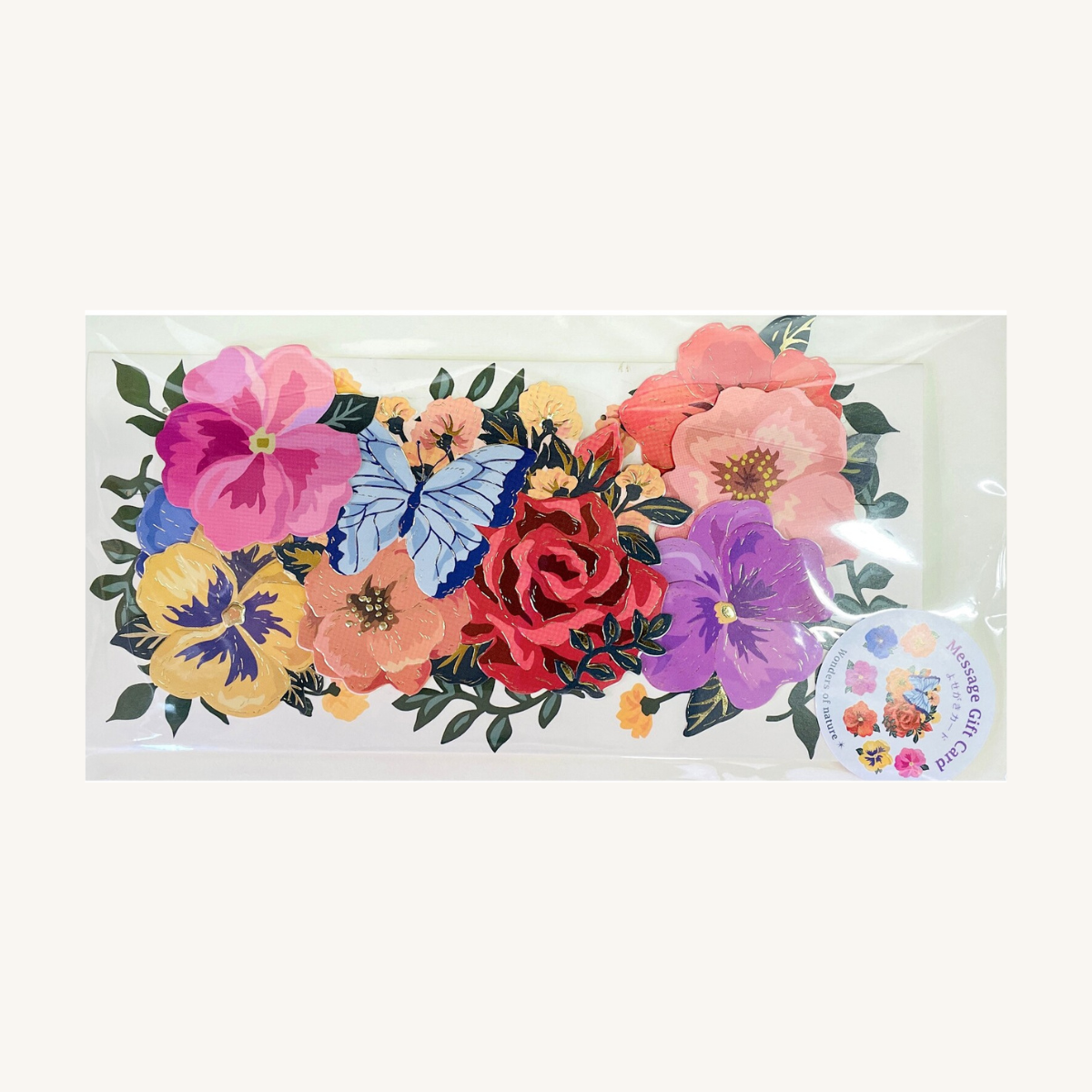 Carte Fleurs Détachables