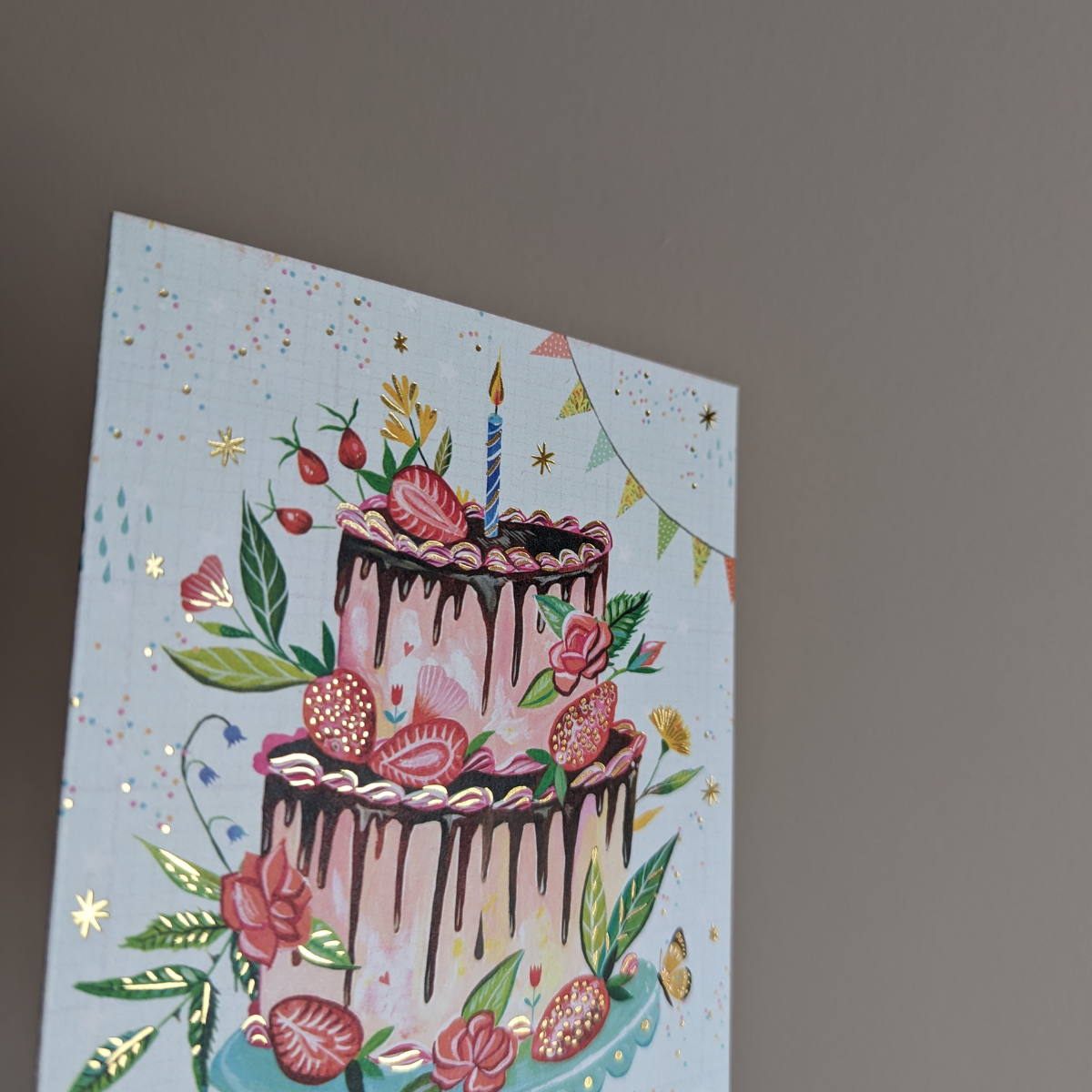 Carte Gâteau d’Anniversaire de Katie Daisy