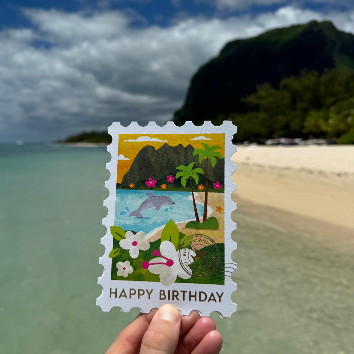 Carte Anniversaire Hawaï
