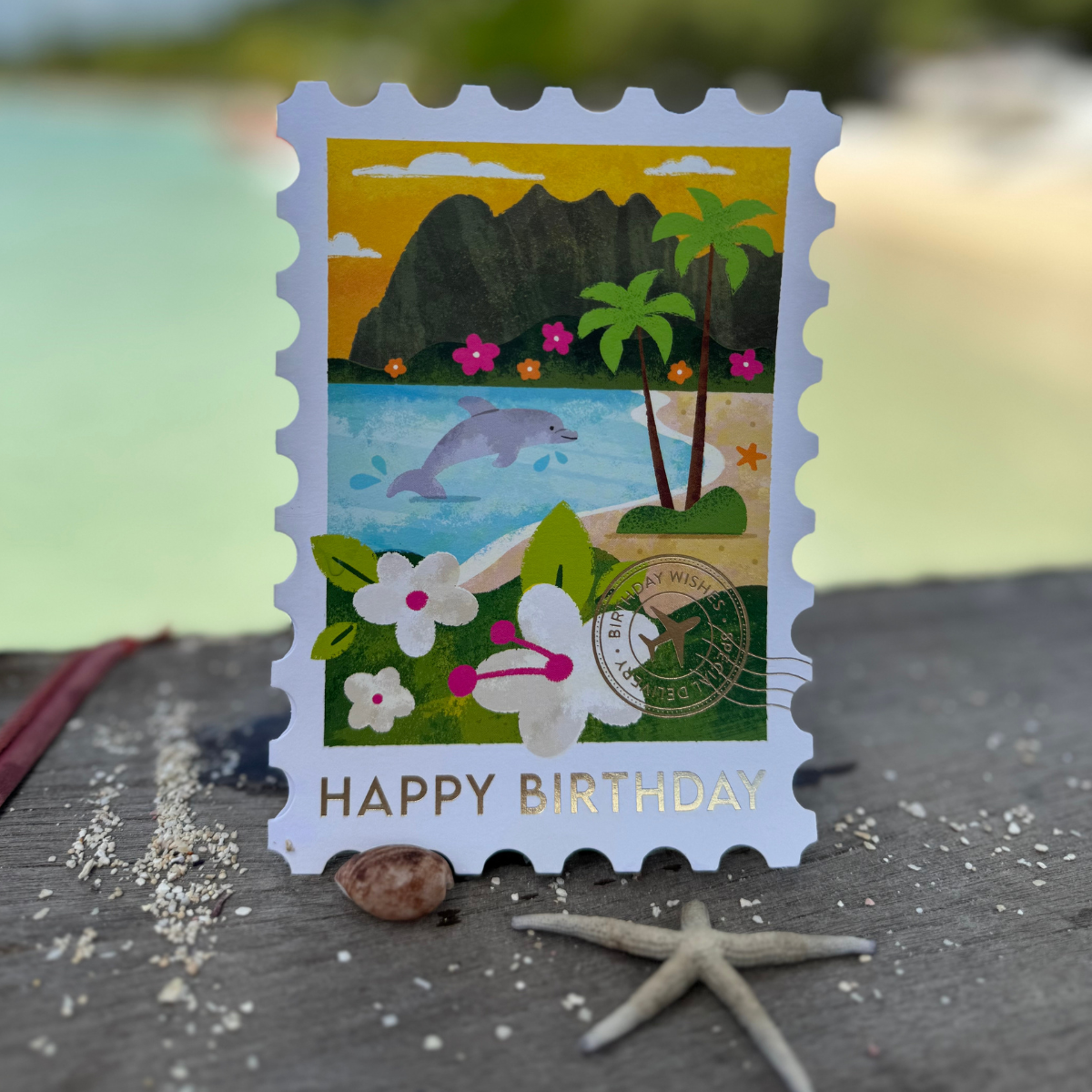 Carte Anniversaire Hawaï