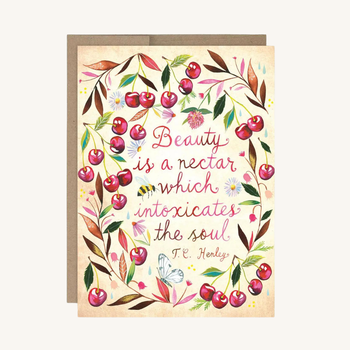 Katie Daisy Carte Anniversaire Beauty is a Nectar