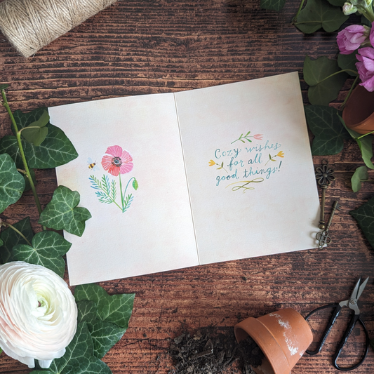 Carte Home Sweet Home de Katie Daisy