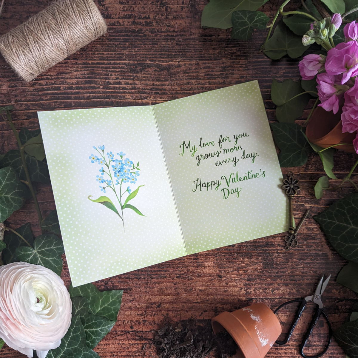 Carte Love de Katie Daisy
