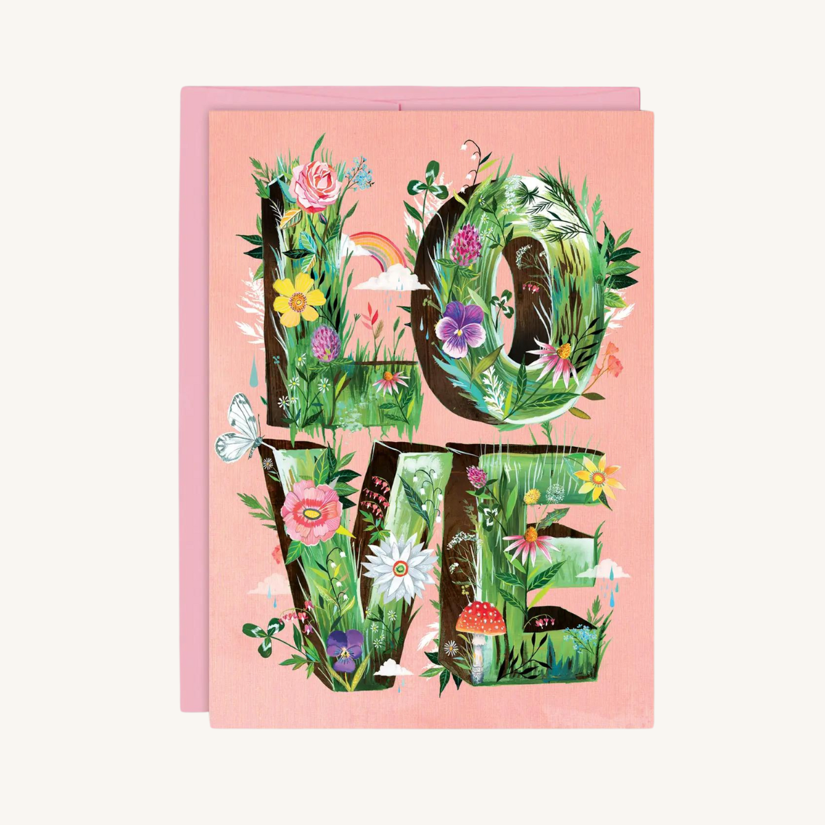 Carte Love de Katie Daisy