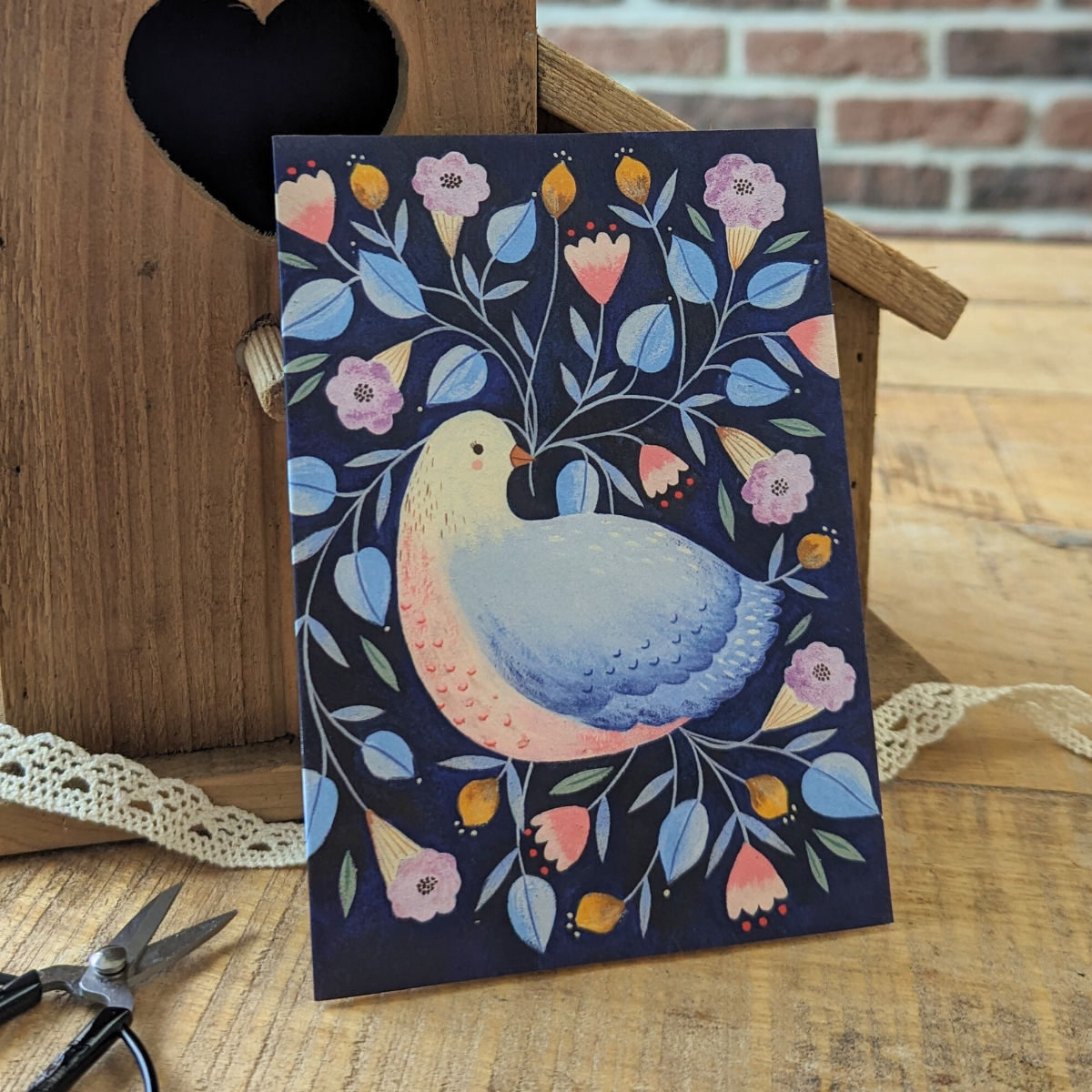 Carte Chant Printanier Flora Waycott