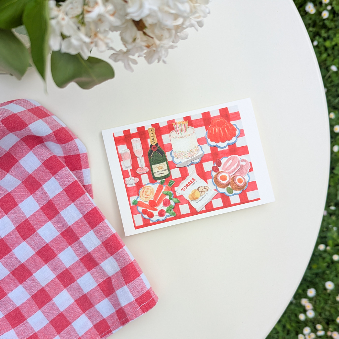 Carte Pique-Nique Festif – Mimi Dickson