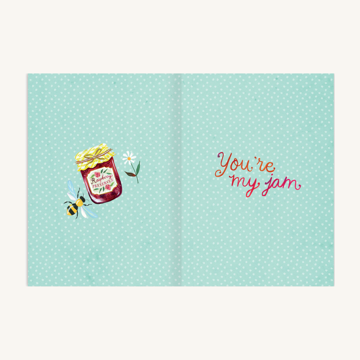 Carte Pots de Confitures de Katie Daisy