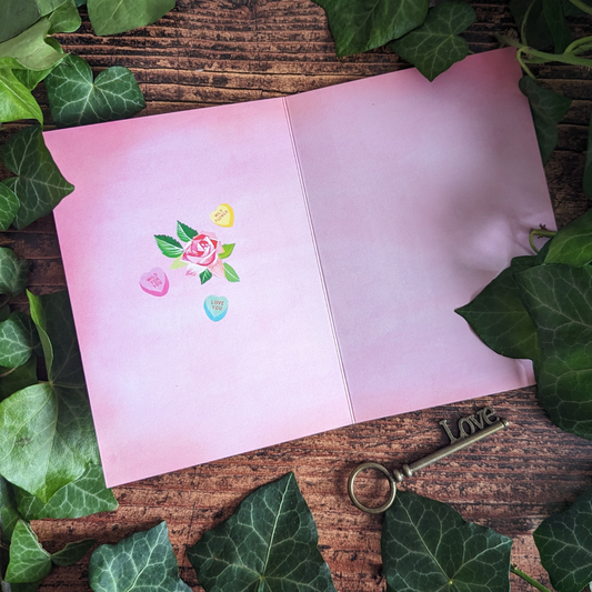 Carte Romance Saint Valentin de Katie Daisy