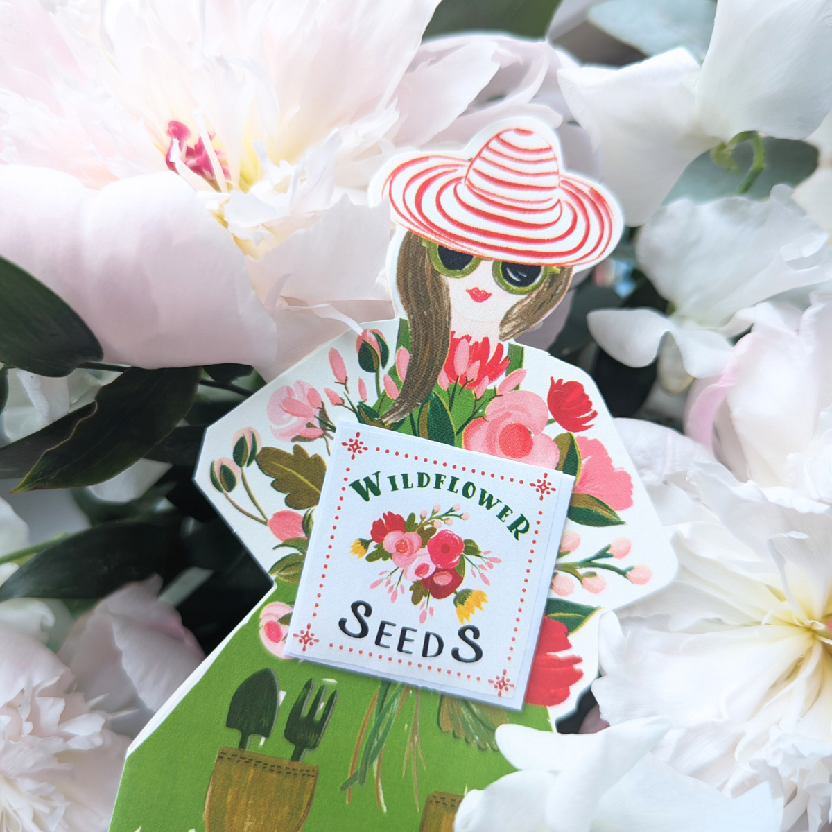 Carte Jardinière & Graines de Fleurs Sauvages