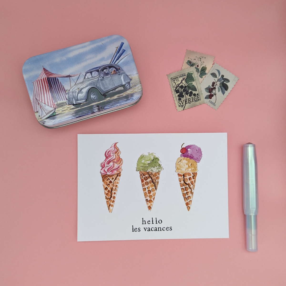 Carte Glaces Hello Les Vacances